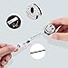 Badge Holders Nurse Reel Accessories for Work Cute Badge Reels Retractable Lanyards for Id Badges with a 360-degree Swivel Alligator Clip (Happy Face)