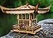 Novelstuffs Tea Light Candle Holder Wood Japanese Pagoda Lantern Model to Get Peace, Love, and Zen Back Into Your Busy Life, Perfect for Gift and Keepsake