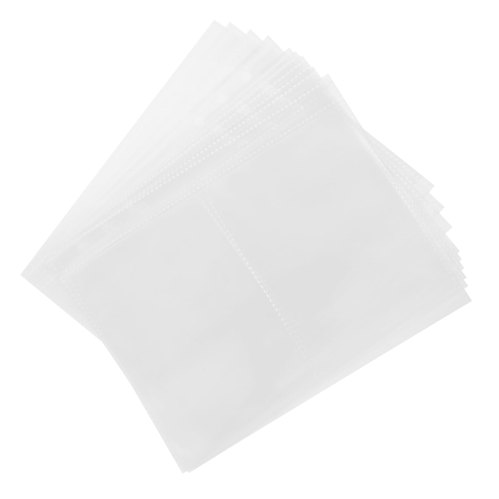 Garneck Refill Page Protector Scrapbook Accessory Scrapbook Photo Album Scrapbook Supplies Scrapbook Refill Pages Protective Sleeves Scrapbook with Page Protectors Binder Pages