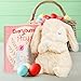Tickle & Main Everybunny Prays Bunny Plush & Musical Prayer Toy for Christening Gifts for Girls - Pink, 7 in - Baby Dedication & Baptism Gifts for Girls with Illustrated Board Book