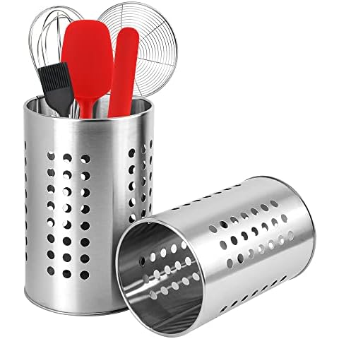 JSMTKJ Soporte de Utensilios de Cocina de Acero Inoxidable Cover