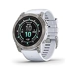 Garmin epix Pro (Gen 2) Sapphire Edition, 51 mm, smartwatch ad alte prestazioni, tecnologia di allenamento avanzata, torcia integrata, pietra bianca