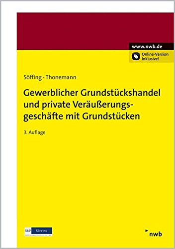 Gewerblicher Grundstückshandel und private Veräußerungsgeschäfte mit Grundstücken Gewerblicher Grundstückshandel und private Veräußerungsgeschäfte mit Grundstücken