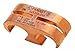 Panduit GCE1/0-1/0 Slotted Ground "E" Style Connector, Red