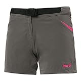 Atmungsaktiv IZAS Ivar Trekking-Shorts für Damen L dunkelgrau/Himbeere