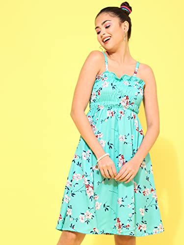 Image of OOMPH! Women's Crepe A-Line Knee-Length Dress Pack of 1