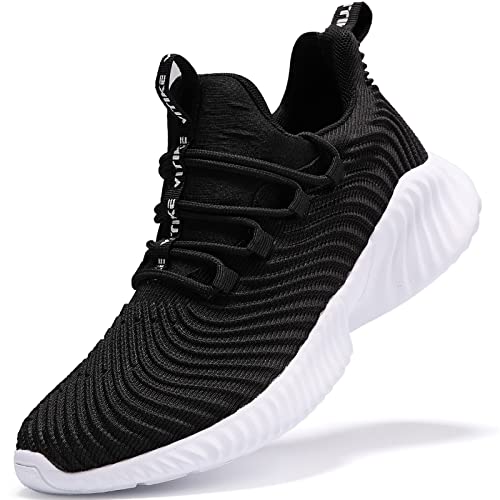 Image of JMFCHI Boys Girls Kids Sneakers Knitted Mesh Running Tennis Athletic Shoes