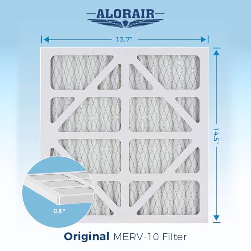 Image of ALORAIR 5-Pack MERV-10 Air Filter for PureAiro HEPA Pro /PureAiro HEPA Max Air Scrubber, 14.5x13.7x0.8(available for 770, 870, 970)