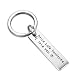 CJ&M Drive Safe Keychain Handsome I Love You Husband Gift Boyfriend Gift Trucker Gift Sweet 16 Gift, Dad Gift, Men Gift