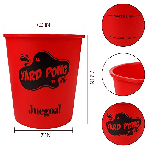 Juegoal Outdoor Yard Games Set With Durable Buckets And Balls, Toss Game Throwing Game For Beach, Camping, Lawn And Backyard #TOP1
