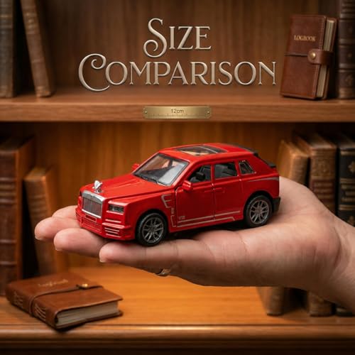 Image of Umadiya Rolls Royce Cullinan 1:36 Scale Model Car Exclusive Alloy Metal Car Die-cast Scale Model Pullback Toy with Openable Doors & Light Music Best Gifts Toys Kids【Colors as Per Stock】