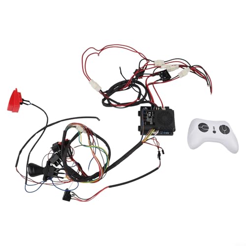 MoSundi Kit de conversion de faisceau de câblage 24 V 2,4 G avec télécommande et boîtier de contrôle pour voiture électrique pour enfants, taille standard