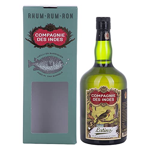 Compagnie des Indes Latino Rum 5 ans 40% Vol. 0,7l in Geschenkbox