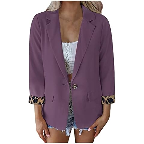 QHDDP Winterparka Damen Steppweste Beige Halloween PartnerkostüMe Flash KostüMe Canada Jacke Damen Pailletten Blazer Blazer Blau Herbstjacke Damen 2022 Wintermantel Daunenweste Damen(Lila,XL) Cover