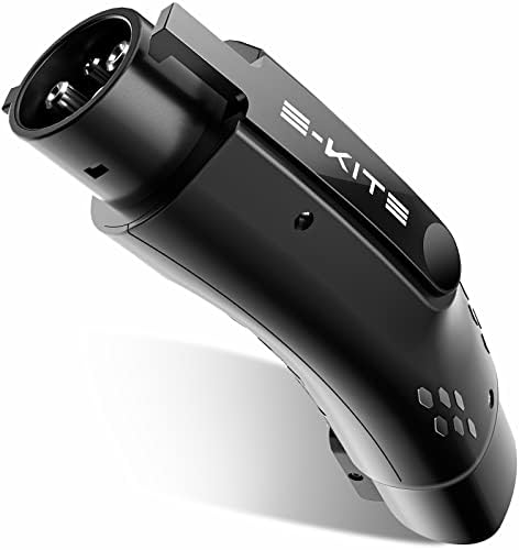 J1772 EVs Charging Adapter, E-Kite Tesla to J1772 Adapter, STOKE VOLTAICS Max 48 Amp & 250V, Suitable for Tesla Mobile Connector, Wall Connector and Destination Charger