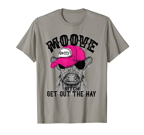 Move Bitch Get Out Of The Hay T-Shirt, Black