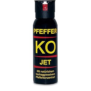 Ballistol KO-JET Professional Pepper Spray 100 ml – Spray Jet with up to 5 m Range