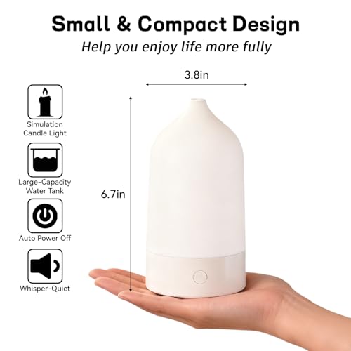 Difusor aromático eléctrico de 120 ml con luz LED miniatura 3