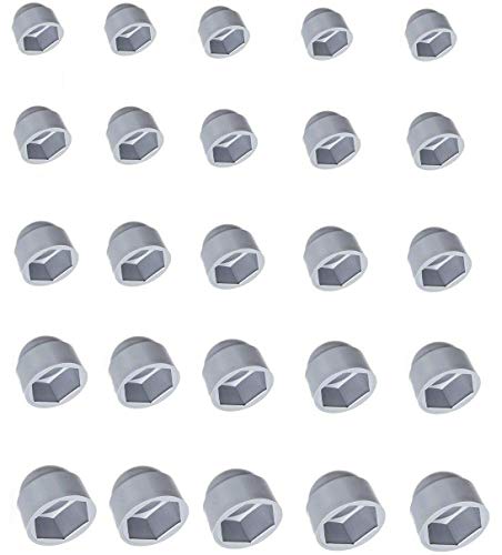 cyclingcolors Tapa de Tuerca, M8/Hexagonal 13mm, Gris