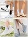 BOARDFEB 6 Pairs Tabi Socks Elastic Split Two Toe Tabi Flip Flops Sock Ankle Cotton Sandal Socks Japanese Toes Separated Sock for Men Women Unisex
