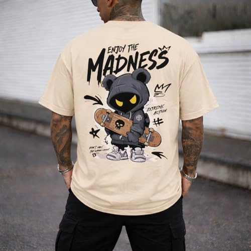 Image of Lymio T Shirt for Men || Front and Back Side Print || Cotton Round neack T Shirt || Printed T Shirt (Packs Also Available) (T-69-72)