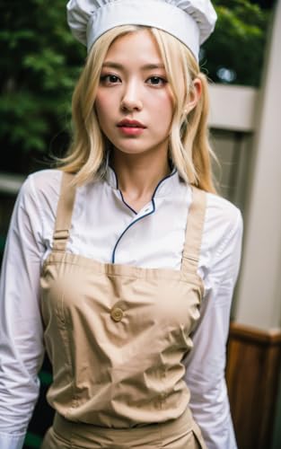 美人過ぎる金髪シェフの秘密のレシピ AI写真集 (beautiful chef)