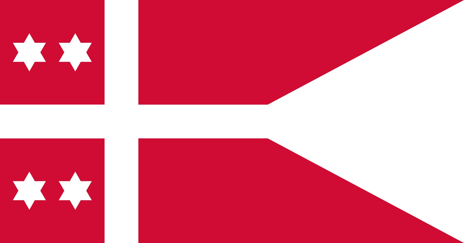 Drapeau XL Naval Rank Denmark Admiral pavillon paysage haute finition