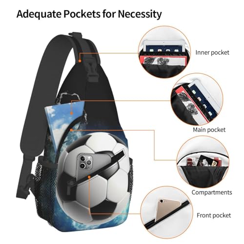 Bolso cruzado deportivo impermeable para hombre y mujer miniatura 4