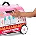 Toddler Carry-on Storage Ride-on Toy, 17-inch Long Radio Flyer 3-in-1 Happy Trav’ler Ice Cream Truck, Ages 2-5 Years