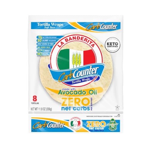 La Banderita Carb Counter Zero Net Carbs Tortillas