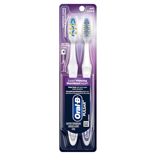 Oral-B Expert Whitening Pulsar Brosses à dents, mou, 2 unités