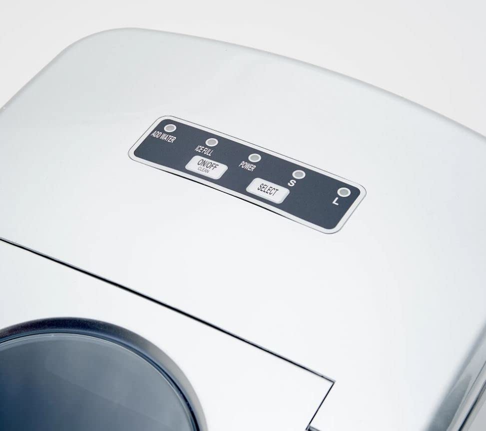 Control Panel of Cook's Essentials Ice Maker