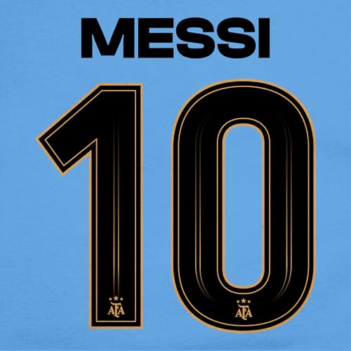 Image of Icon Sports Officially Licensed Argentine Football Association Lionel Messi Pullover Hoodie - Unisex Kids