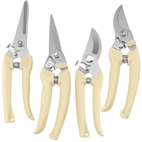 HEIHAK 4 Pack Garden Cutter Clippers