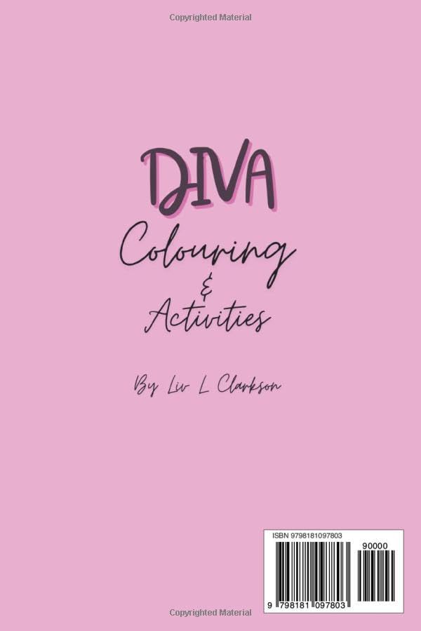 DIVA Colouring & Activities: Colour your diva heart out image 3