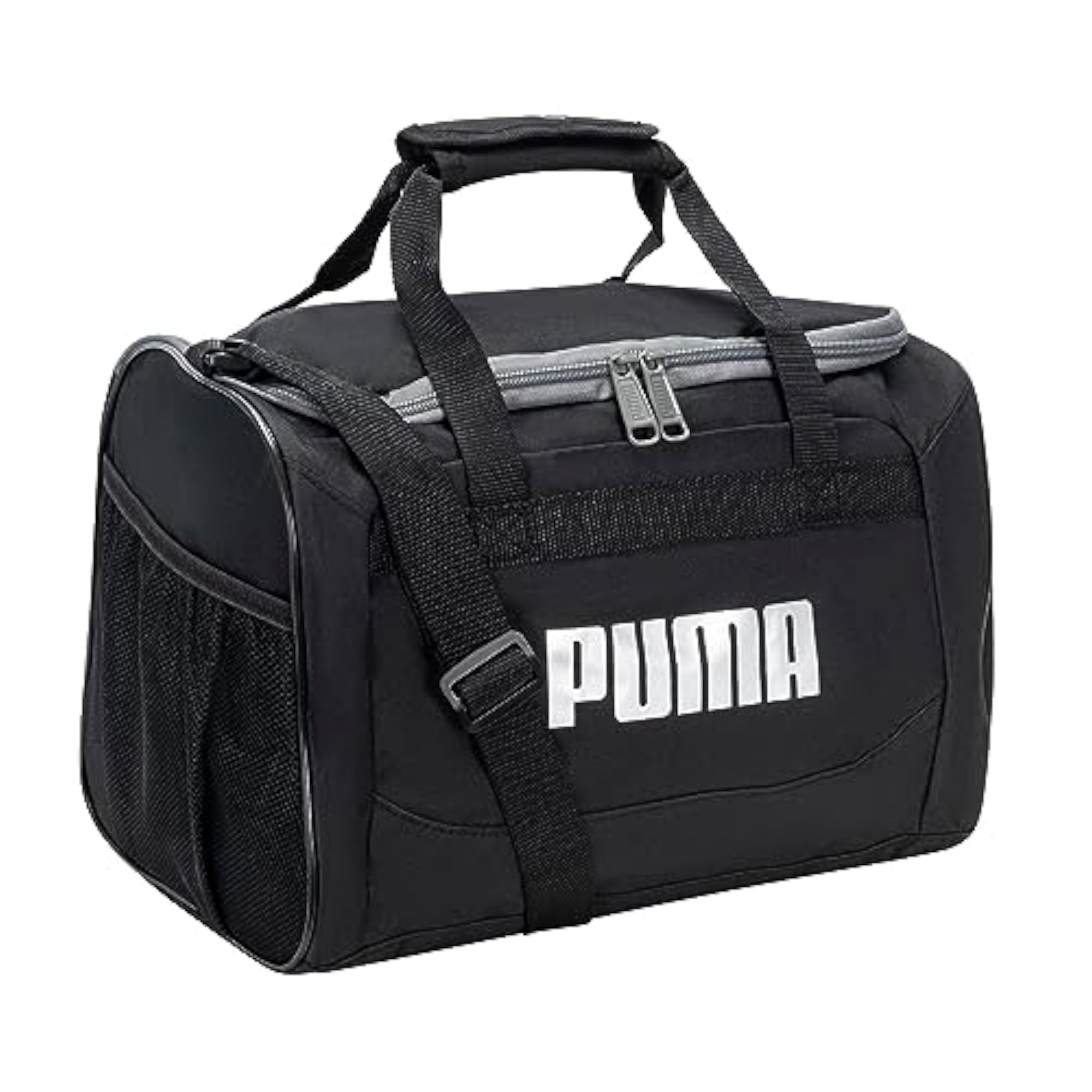 Boys' Big Evercat Transformation JR Duffel, black/silver, OS