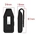 Disscool Universal Clip Buckle Compatible with Xiaomi Band 10/9/8 Secure Anti-Slip Replacement Wristband Sport Strap, Soft Durable Silicone Material Clip for Swimming Running(Black)