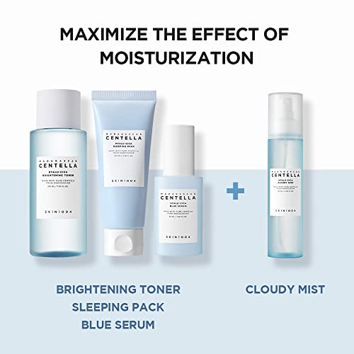 SKIN1004 Hyalu-CICA Cloudy Mist 120 ml | Hyalu-Cica-Formel mit grünem Teewasser | feuchtigkeitsspendende und beruhigende Multi-Care-Lösungen