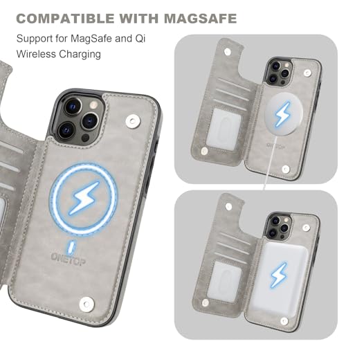 Étui portefeuille iPhone 12 Pro Max en cuir synthétique durable - 5