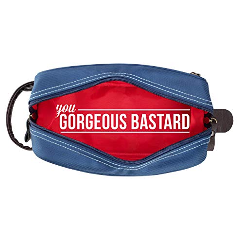 Toiletry Bag Large Blue and Red