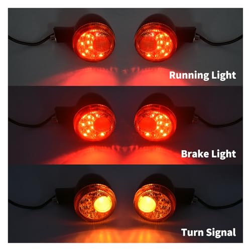 Clignotant arrière de moto feu stop LED pour Sportster XL883 XL1200 1992-2022