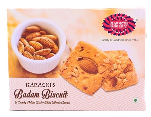 Image of Karachi Bakery Badam Biscuits, 400 g /300 g (Weight May Vary)