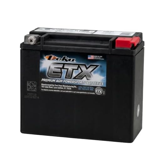Deka Power Sports ETX20L Battery