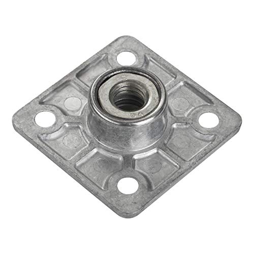 SOTECH 4 x conectores de pata de mesa KEA angular 47,5 x 47,5 mm para tornillo roscado M10 Herraje...