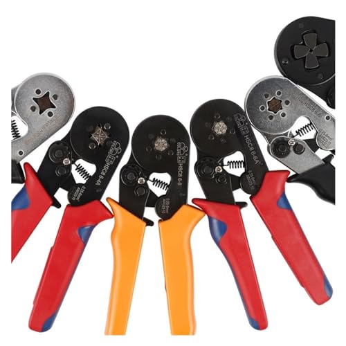 Conector de engarzado eléctrico con alicates y terminal de cable 3