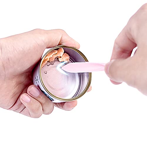 Amogato 4 Can Lids+2 Spoons Pet Food Can Lids,Can Lids Covers For Dog And Cat Pet Self-Sealing,Can Cover Most Standard Size Cans Of Dogs And Cats, Bpa Free & Dishwasher Safe,Multicolor #TOP2