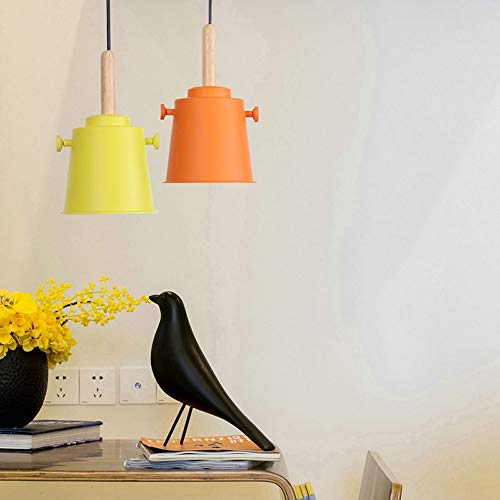 Lámpara de techo LED ajustable y equipos de iluminación interior en madera azul 6