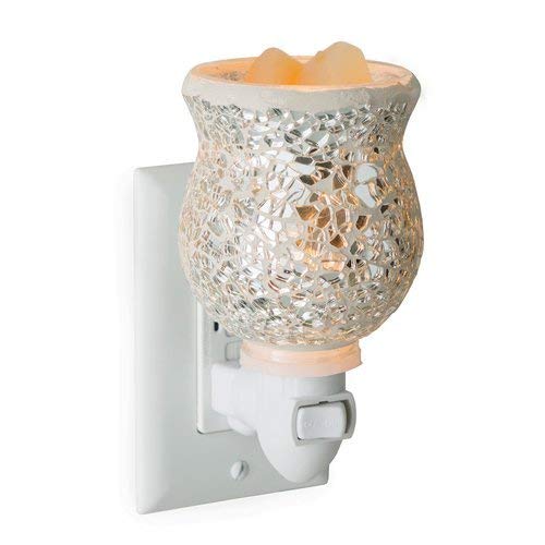 CANDLE WARMERS ETC Pluggable Fragrance Warmer- Decorative Plug-in for Warming Scented Candle Wax Melts and Tarts or Essential Oils, Reflection