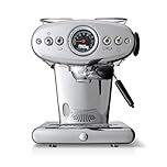 illy X1 Anniversary Machine for Ground Coffee and E.S.E. Pads (Stainless Steel)
