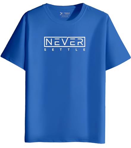 Image of XENOVAURBAN Unisex Adults Regular and Plus Size XVA-A6 Printed Round Neck 100% Cotton Tshirt (Pack of 1)